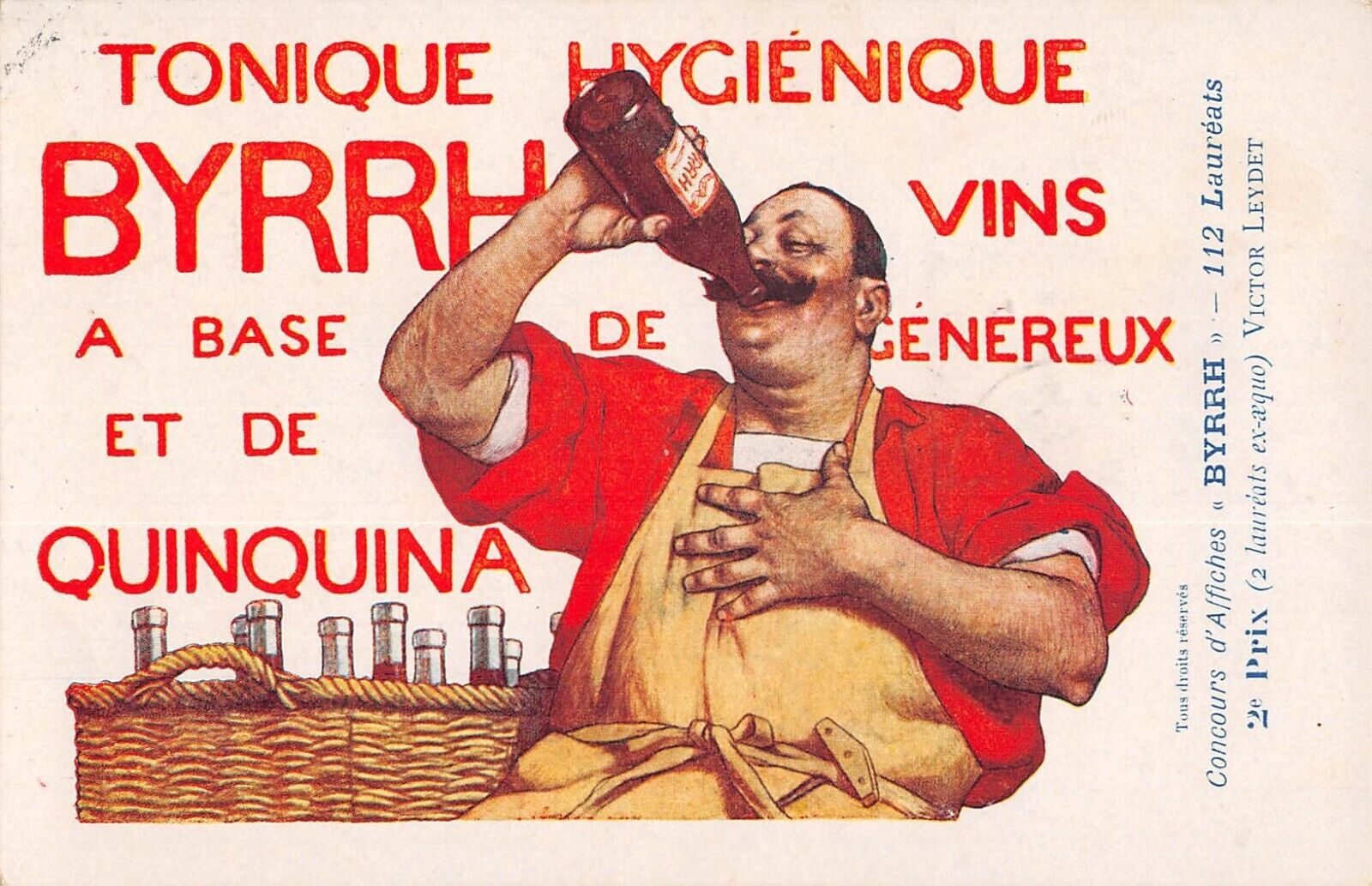 Рекламная афиша Byrrh Виктора Лейде — 2-я премия конкурса афиш 1903 года