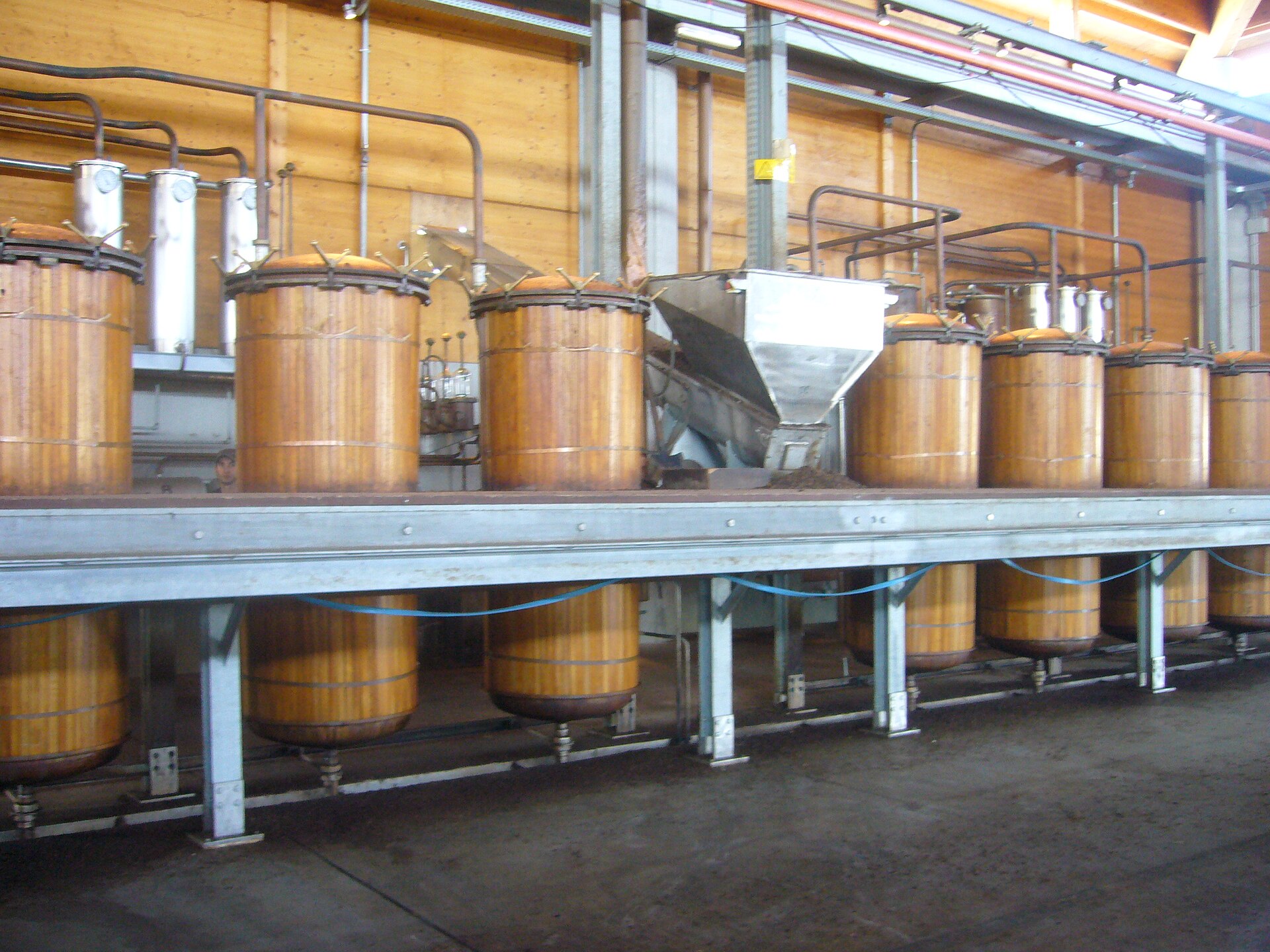 Медные pot still на дистиллерии Nonino в Перкото